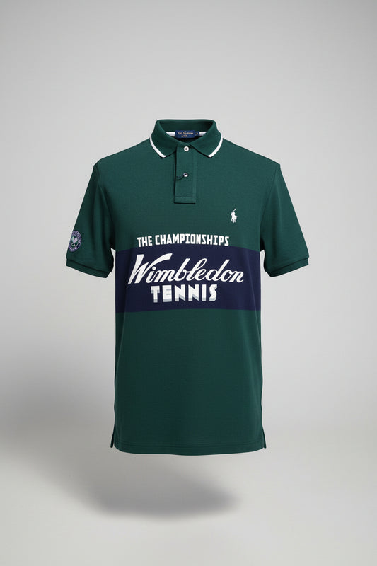 Polo Ralph Lauren Polo Ralph Lauren x Wimbledon Short Sleeve Mesh Polo Green