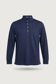 Polo Ralph Lauren Long Sleeve Interlock Polo Shirt Navy