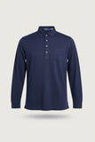 Polo Ralph Lauren Long Sleeve Interlock Polo Shirt Navy